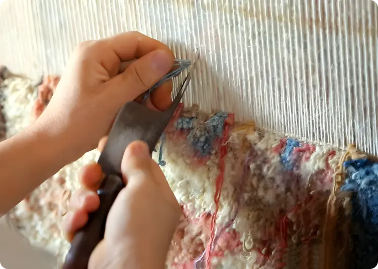 Handknotted