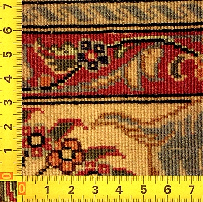 Very fine Hereke silk rug with particularly high knot density