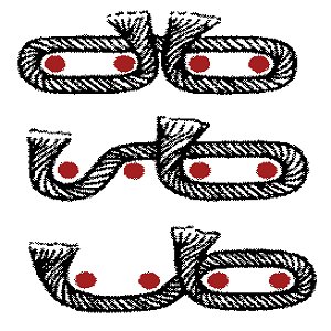 Comparison of the backs: Senneh knot versus Jufti knot