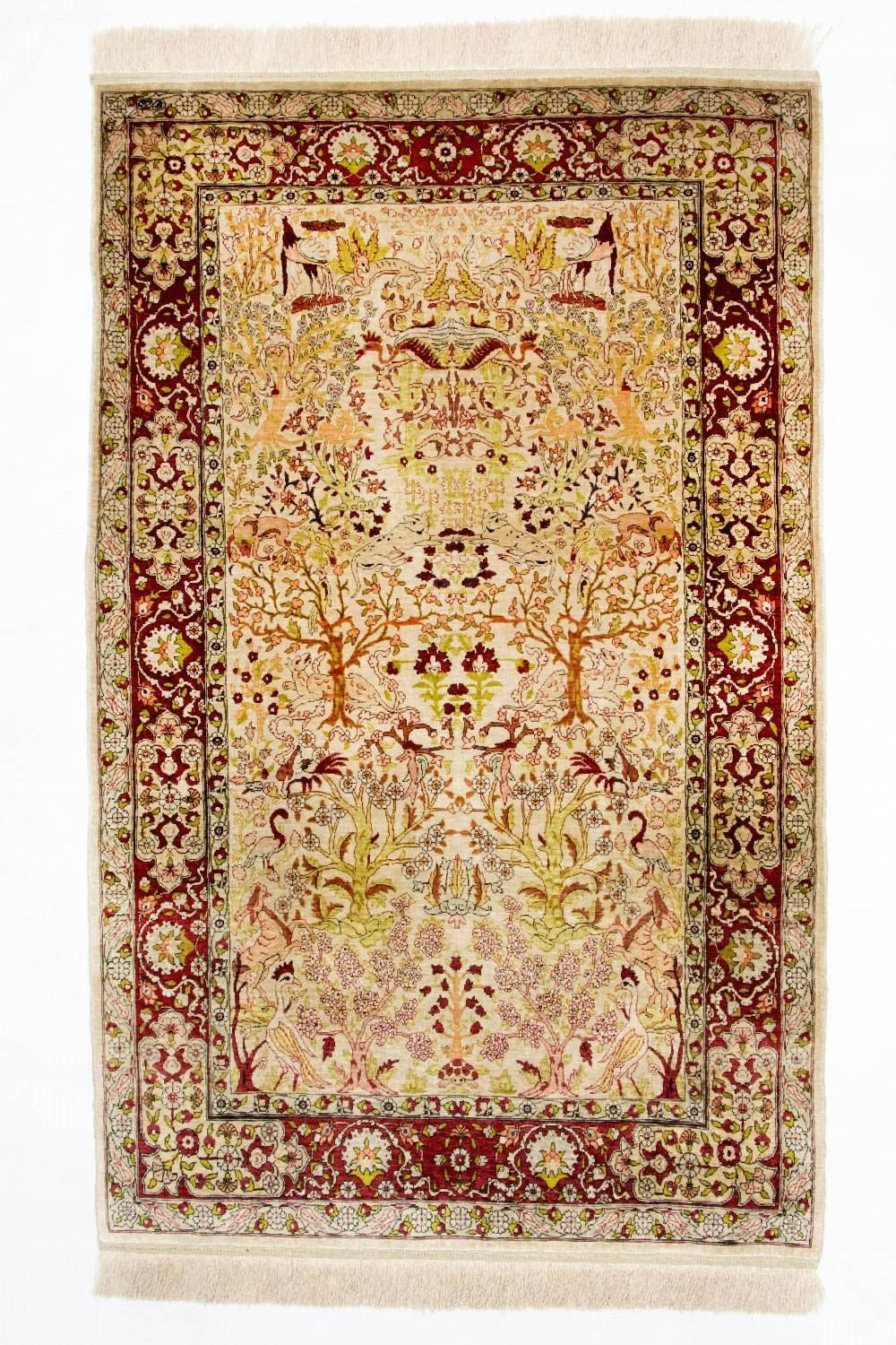 Hereke Seide 150 × 92 cm