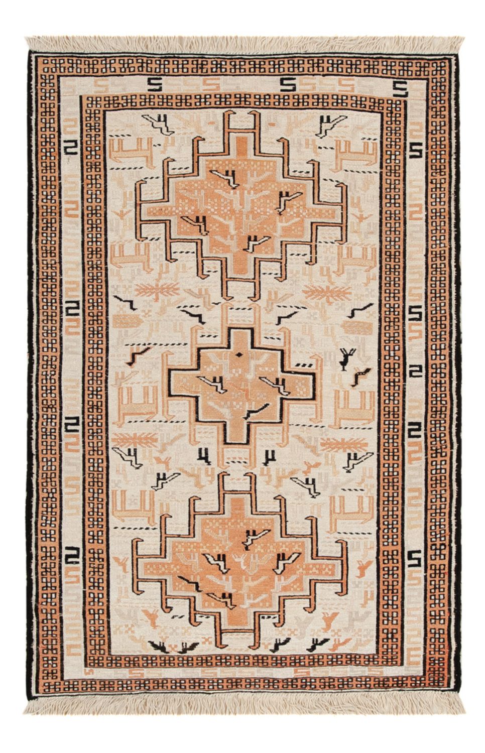 Kelim Seide 101 × 65 cm